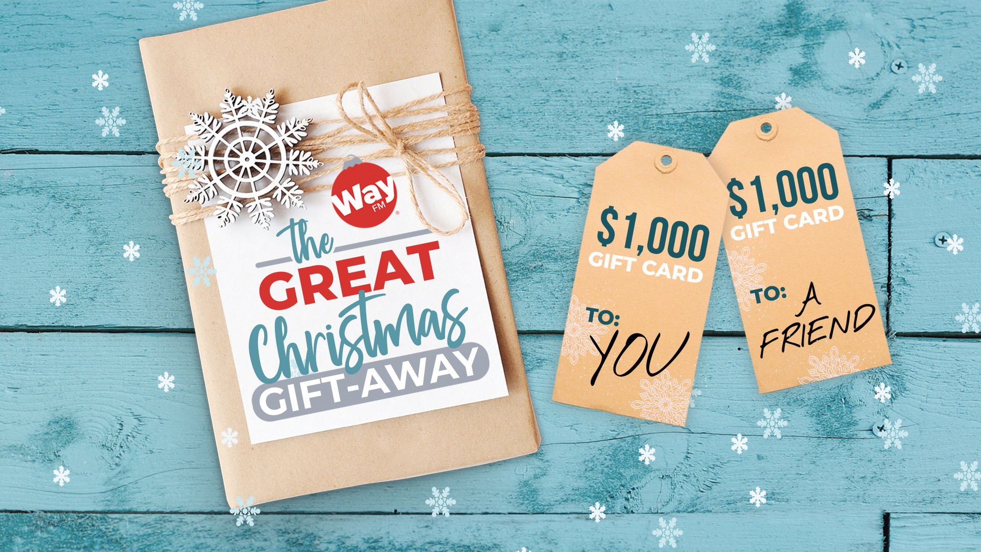 GCGA primary image WayFM's Great Christmas Gift-Away